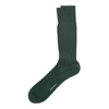 Polo Ralph Lauren Rib-knit Cotton Trouser Socks In Hunter