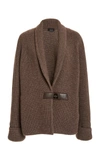 AKRIS CASHMERE KNIT CARDIGAN