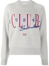 SANDRO CLUB 1984 EMBROIDERED JUMPER