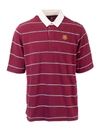 KENZO TIGER CREST POLO SHIRT IN BURGUNDY