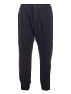 ETRO STRAIGHT STRIPED PANTS IN BLUE