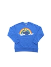 Kenzo Tiger Rainbow Logo Graphic Sweatshirt In Blue