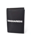 DSQUARED2 WALLET WITH DSQUARED2 LOGO IN BLACK