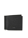 DOLCE & GABBANA BLACK DAUPHINE WALLET