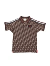BURBERRY ARCHIE BROWN POLO SHIRT