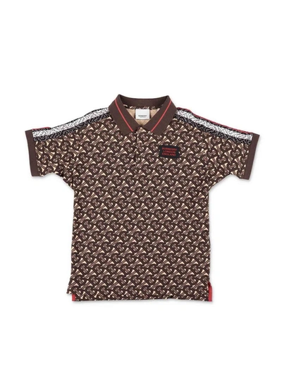 Burberry Kids' Archie Brown Polo Shirt