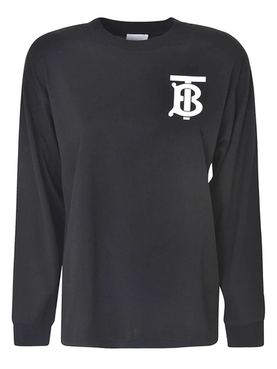 Burberry Monogram Sweatshirt In Black