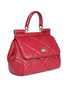 DOLCE & GABBANA SICILY S BAG IN ARIA MATELASSE CALFSKIN