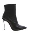 CASADEI MAXI BLADE ANKLE BOOTS IN BLACK