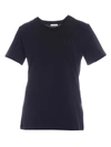 MONCLER MAXI LOGO PATCH T-SHIRT IN BLACK