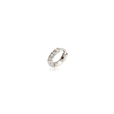 Annoushka Dusty Diamonds 18ct White Gold Diamond 7.5mm Hoop