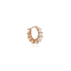 ANNOUSHKA DIAMONDS & PEARLS 18CT ROSE GOLD HOOP EARRING,027678