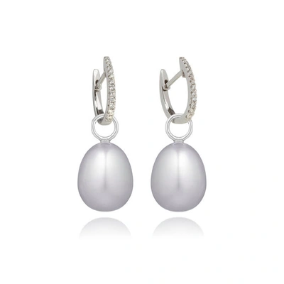 Annoushka Grey Pearl Earrings