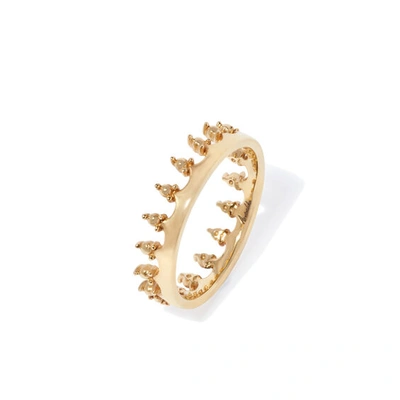 Annoushka 18kt Yellow Gold Crown Ring ModeSens