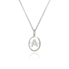ANNOUSHKA 18CT WHITE GOLD DIAMOND INITIAL A NECKLACE,B028462