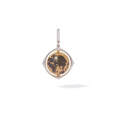 Annoushka 18ct Gold Mythology Diamond Spinning Globe Charm