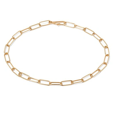 ANNOUSHKA 14CT YELLOW GOLD MINI CABLE CHAIN BRACELET,030254