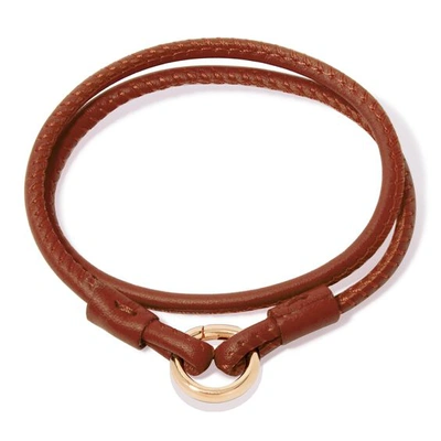 Annoushka Leather Gold Lovelink Bracelet