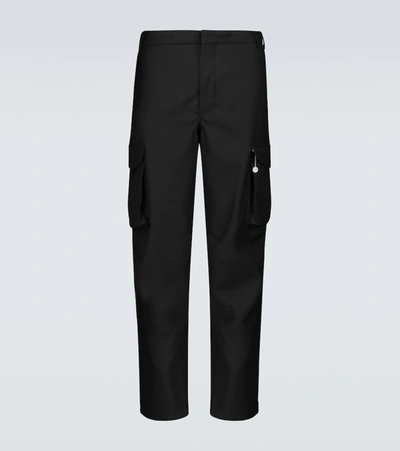 Givenchy Virgin Wool Cargo Pants In Black