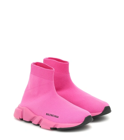 Balenciaga Kids' Speed运动鞋 In Pink