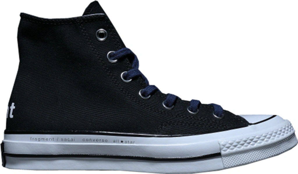 Pre-owned Converse Chuck Taylor All-star Hi Sacai X Fragment Black