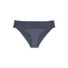 Tory Burch Costa Ruffle Bikini Bottoms In Dark Blue