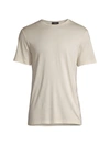 Theory Regular-fit Clean Silk & Cotton T-shirt In Puff