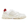 Jimmy Choo White Diamond X Trainer Sneakers In X Cotton Mix