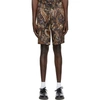 NAHMIAS NAHMIAS SSENSE EXCLUSIVE BROWN SILK PAISLEY SHORTS