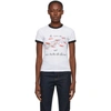 LANVIN LANVIN WHITE LIPSTICK LOGO T-SHIRT