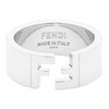 FENDI SILVER 'FOREVER FENDI' RING