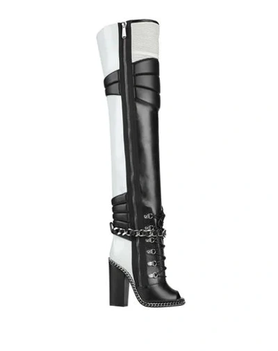 Balmain Boots In Light Grey