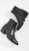 Rag & Bone Rover Leather Chelsea Boots In Black