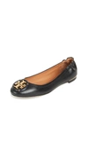 TORY BURCH MINNIE BALLET WITH MULTI LOGO FLATS,TORYB48310