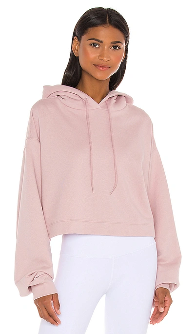 Alo Yoga Bae Hoodie In Pink Mauve