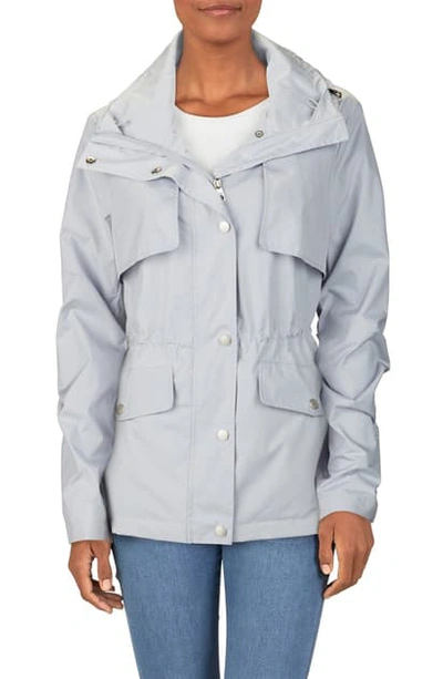 Cole Haan Water Repellent Hooded Parka In Mist