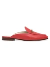 Sam Edelman Women's Linnie Leather Loafer Mules In Red