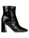 Sam Edelman Codie 2 Patent Leather Ankle Boots In Black