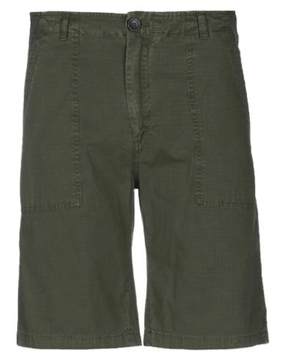 Department Five Bermudas In Military Green