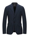 Montedoro Suit Jackets In Dark Blue