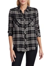 Rails Hunter Plaid Button-down Shirt In Onyx Peach