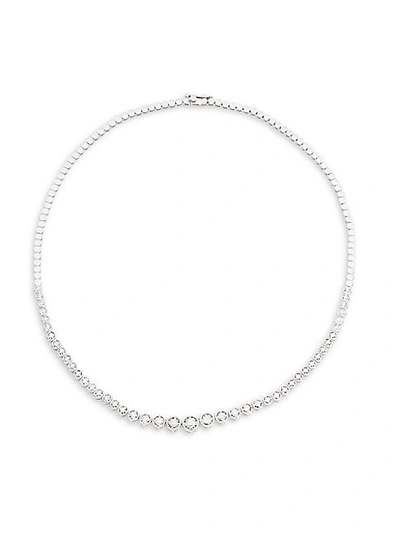 Saks Fifth Avenue 14k White Gold & Diamond Necklace