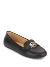 Michael Michael Kors Women's Molly Leather Loafers In Black