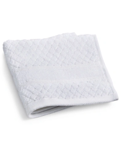 Caro Home Isadora Cotton 12" X 12" Wash Cloth Bedding In White