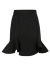 ALEXANDER MCQUEEN BACK ZIP SHORT SKIRT,11550245