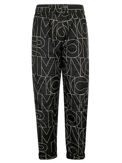 Moncler Sportivo Printed Long Trousers In Grey