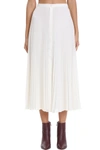 THEORY SKIRT IN WHITE POLYESTER,11550228