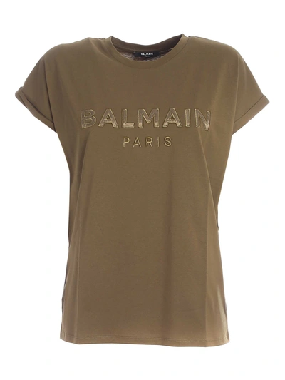 Balmain T-shirt In Green