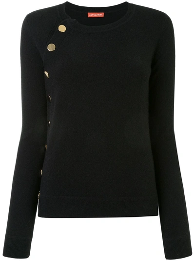 Altuzarra Minamoto Button-detailed Cashmere Sweater In Black