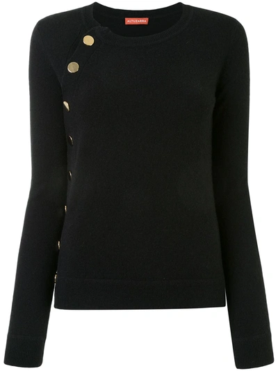 Altuzarra Minamoto Button-detailed Cashmere Jumper In Black